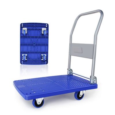 Image showing  4-Wheel Foldable Standard Duty Steel Platform Truck, TWK162611