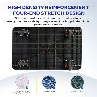 Image showing  4-Wheel Standard Duty Platform Truck, TWK162614