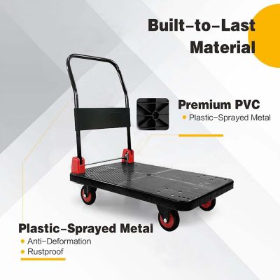 Image showing 5 th WRIGHTMASTER 4-Wheel Standard Duty Platform Truck, TWK162609