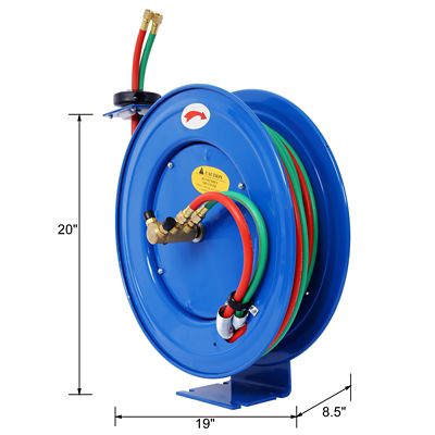 Image showing  1/4 in. Retractable STD Duty Welding Hose Reel, Max 200 PSI, TWK46522