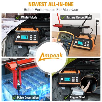 Image showing  2/10/25A 12V Car Battery Charger