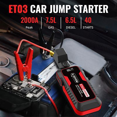 Image showing  2000A Portable Jump Starter