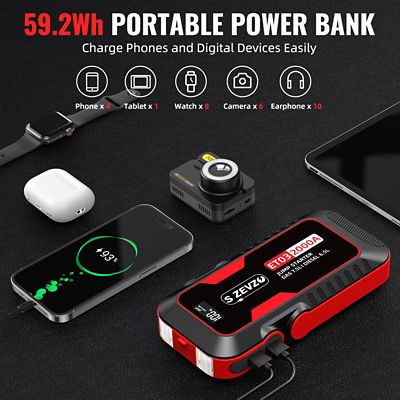 Image showing  2000A Portable Jump Starter