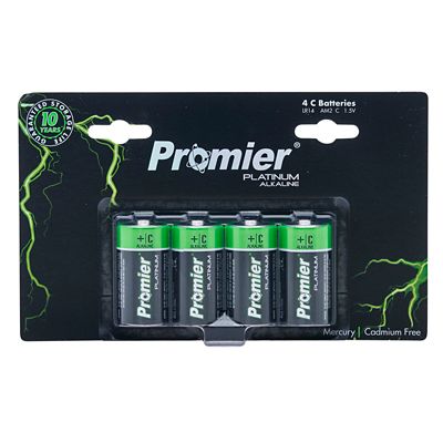 Promier C Alkaline 4 Pack
