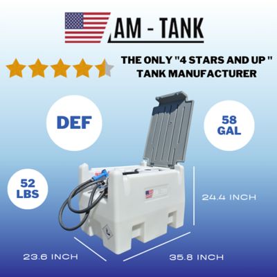 Image showing 7 th AM-TANK 58 DEF Portable 58 gal. DEF Tank Low Profile