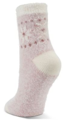 Image showing  Fireside Mink Snowflake Crew Socks, 1 Pair