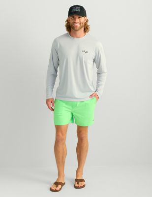 Image showing 1 th Huk Men's Pursuit Fill Long Sleeve Crew Shirt