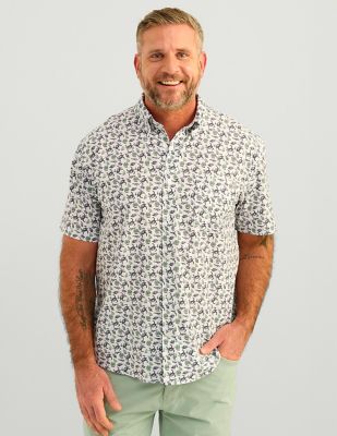 Image showing  Men's Kona Printed Short Sleeve Shirt
