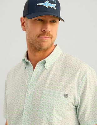 Huk Men's Kona Printed Short Sleeve Shirt