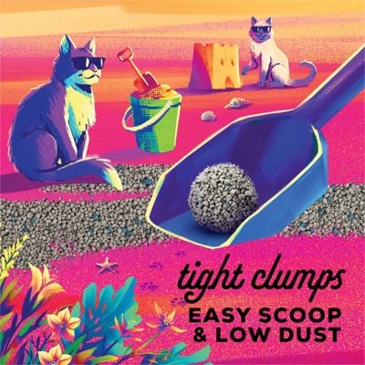 Image showing 5 th Purina Tidy Cats Bahama Sunset Scented Clumping Clay Cat Litter