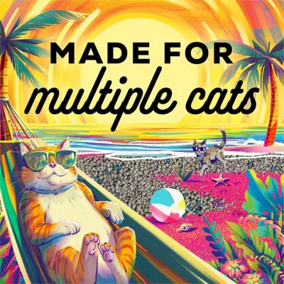 Image showing 6 th Purina Tidy Cats Bahama Sunset Scented Clumping Clay Cat Litter