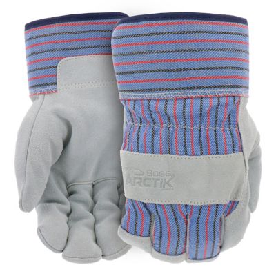 Boss Men's Leather Cowhide 2PK Gloves