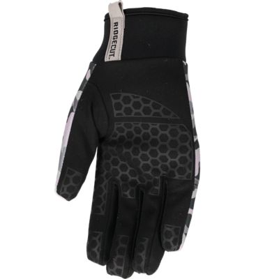 Image showing 2 th Ridgecut Women's Insulated Softshell Work Gloves, Purple Camo, 1 Pair