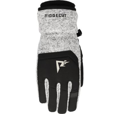 Image showing  Women's Insulated Fleece High-Cuff Work Gloves, Heather Gray, 1 Pair