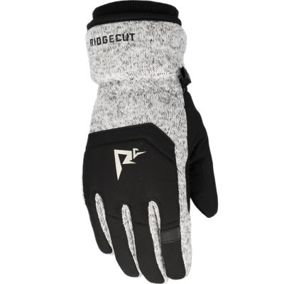 Image showing  Women's Insulated Fleece High-Cuff Work Gloves, Heather Gray, 1 Pair