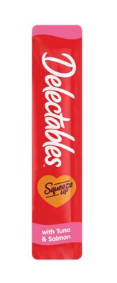 Image showing  Squeeze-Up Tuna and Salmon Lickable Cat Treat, 4 ct.