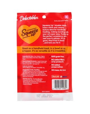 Image showing  Squeeze-Up Tuna and Salmon Lickable Cat Treat, 4 ct.