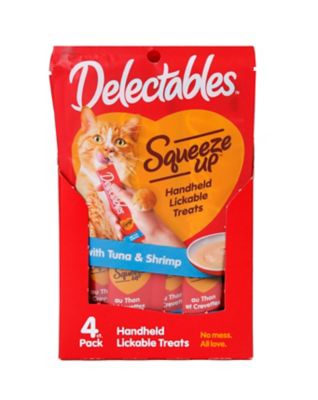Image showing  Squeeze Up Tuna Shrimp 4 ct Cat Treat