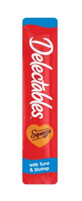 Image showing  Squeeze Up Tuna Shrimp 4 ct Cat Treat
