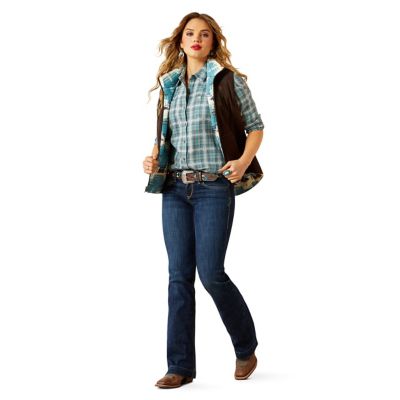 Image showing 4 th Ariat Women's Dilon 2.0 Reversible Insulated Vest