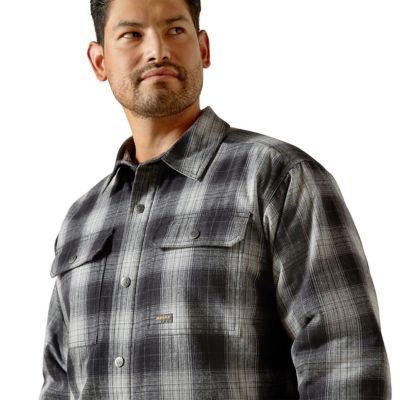 Image showing 2 th Ariat Men's Rebar Flannel Insulated Shirt Jacket