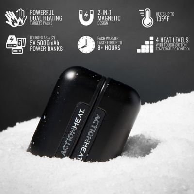 Image showing  5V Battery Heated Magnetic Hand Warmer