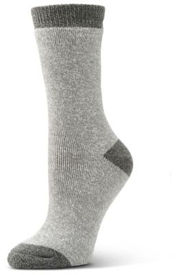 Image showing  Women's Midweight Brushed Thermal Crew Socks, Big Flake, 2-Pair