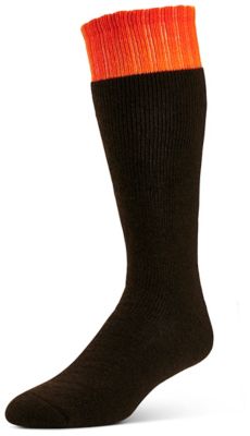 Image showing  Men's Midweight Over-the-Calf Basic Boot Socks, Solid/Camo, 2-Pair