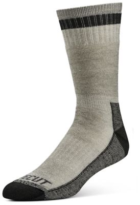 Image showing  Men's Midweight Thermal Crew Socks, Striped, 2-Pairs
