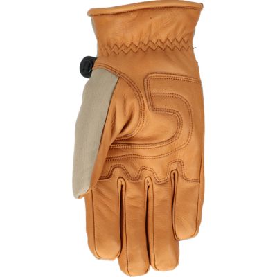 Image showing 1 th Ridgecut Men's Water-Resistant Leather Rancher Cinch Wrist Work Gloves, 1 Pair