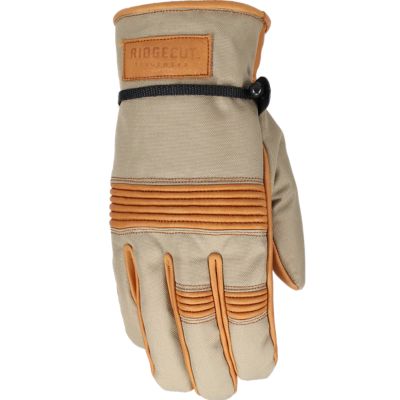 Image showing 4 th Ridgecut Men's Water-Resistant Leather Rancher Cinch Wrist Work Gloves, 1 Pair