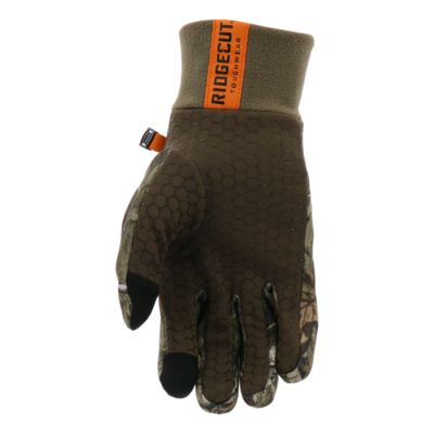 Image showing  Unisex Adult Fleece Winter Hunting Gloves, Mossy Oak, 1 Pair