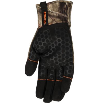 Image showing  Unisex Adult Synthetic Leather Hunting Gloves, Camo, Large, 1 Pair
