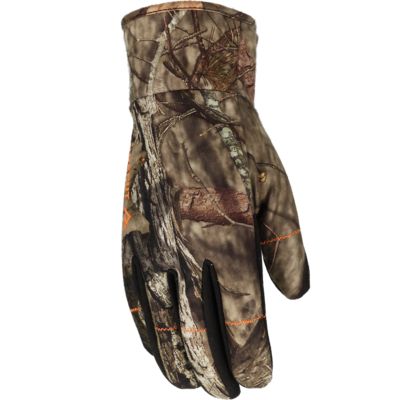 Image showing  Unisex Adult Synthetic Leather Hunting Gloves, Camo, Large, 1 Pair