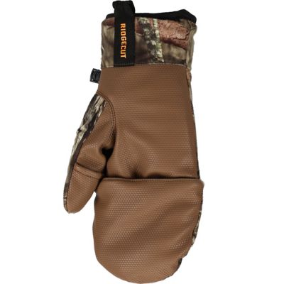 Image showing  Unisex Adult Fingerless Winter Mittens, Camo, 1 Pair