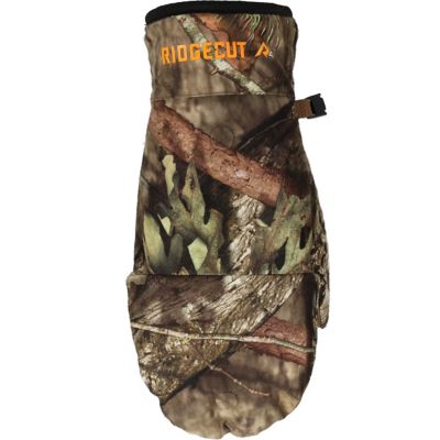 Image showing  Unisex Adult Fingerless Winter Mittens, Camo, 1 Pair