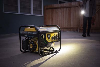 Image showing 8 th Champion Power Equipment 4550-Watt Dual Fuel RV Ready Portable Generator with CO Shield, 200970