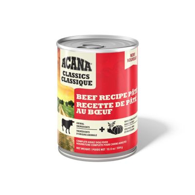 ACANA Classics Pate Wet Dog Food Beef Recipe Pate, 12.5 oz.