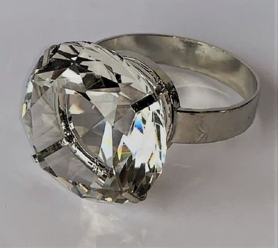 Image showing  Diamond Napkin Ring, 1.5 in. Diameter, Set of 4