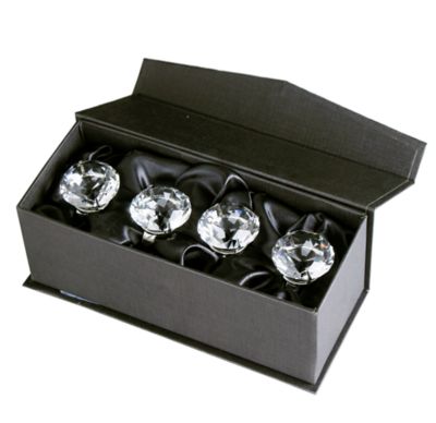 Image showing  Diamond Napkin Ring, 1.5 in. Diameter, Set of 4