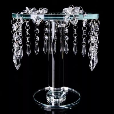 Image showing  Chandelier Crystal Cake Stand 9 in. Diameter