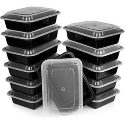 Image showing  Premium Meal Prep Food Containers with Lids, 12 pk.