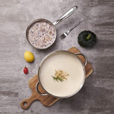 Image showing  12 pc. Stainless Steel Cookware Sets with Glass Lid