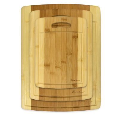 Heim Concept 3 pc. Organic Bamboo Cutting Board Set with Drip Groove