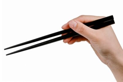 Image showing  Organic Hardwood Japanese Reusable Wood Chopsticks, 5PCCS-048