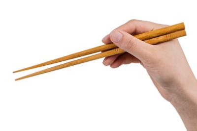 Image showing  Organic Hardwood Japanese Reusable Wood Chopsticks, 5PCCS-055