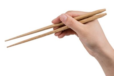 Image showing  Organic Hardwood Japanese Reusable Wood Chopsticks, 5PCCS-049