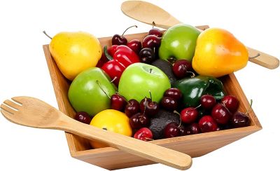 Image showing  Bamboo Salad Bowl Set 24 fl oz