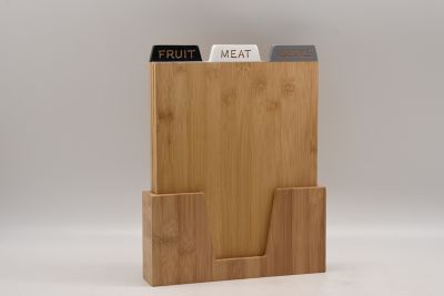Heim Concept Set of 3 BAMBOO CUTTING BOARD with index style tab design