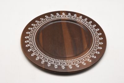 Image showing  Acacia Wooden Charger Plate 4 pcs/Set